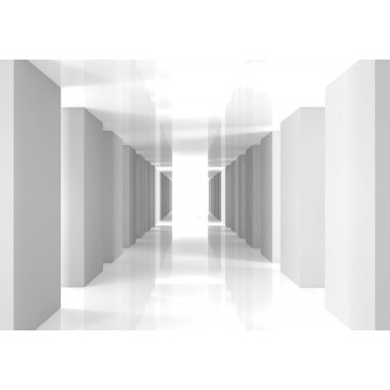 Levélmintás poszter szürke rózsaszín (több méret) 13787VE