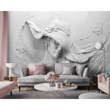 Nő kalapban poszter (több méret) 14014