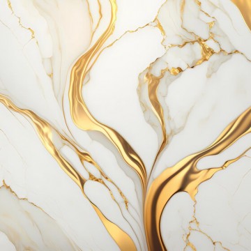 Aranysárga szürke márvány mintázatú posztertapéta 14859