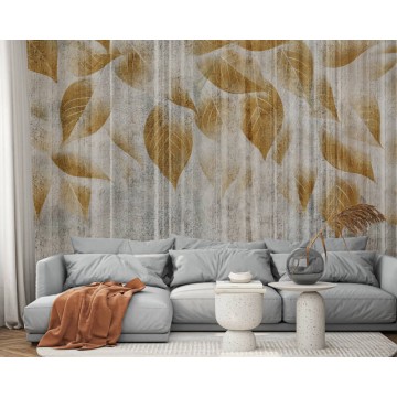 Barna levelek fali poszter 15362