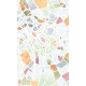 Várostérkép színes fali poszter (150x250 cm) FLX3-063