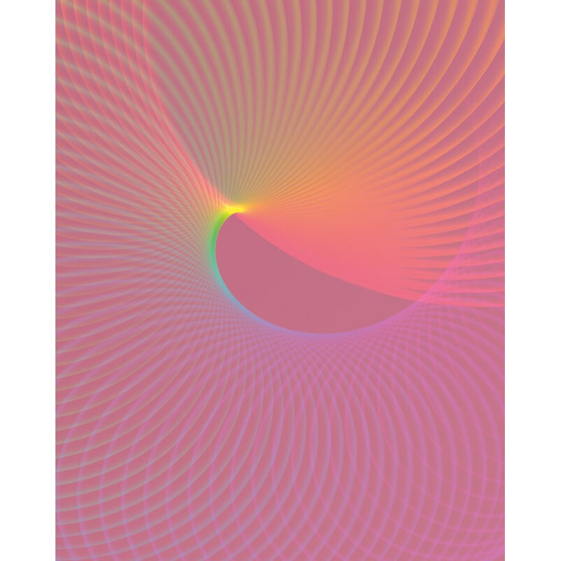 Absztrakt fali poszter pink  (200x250 cm) FLX4-064