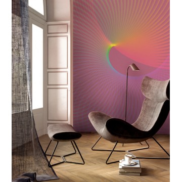 Absztrakt fali poszter pink  (200x250 cm) FLX4-064