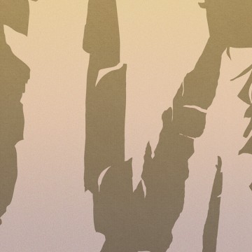 Banánlevelek barna fali poszter  (350x250 cm) FLX7-018