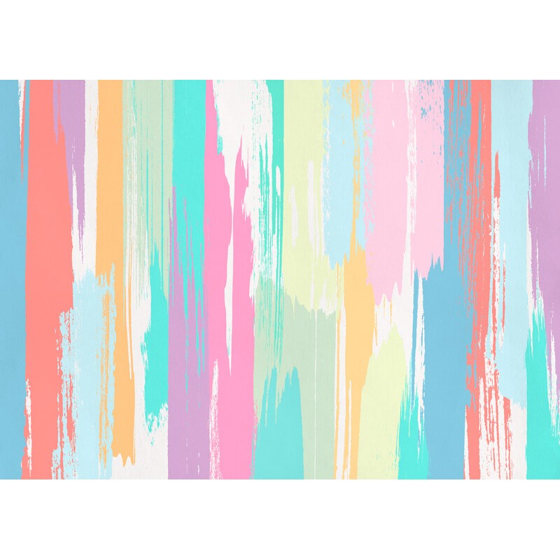 Élénk színű csíkos fali poszter  (350x250 cm) FLX7-031