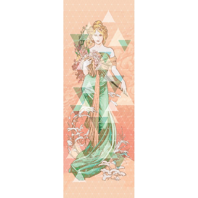 Női alak fali poszter (100x280 cm) HK052