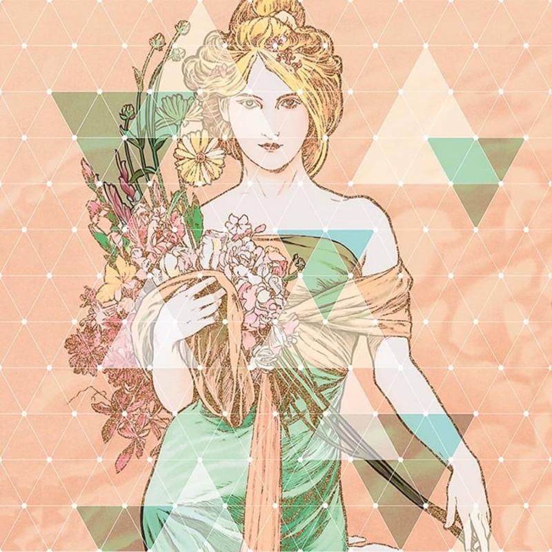 Női alak fali poszter (100x280 cm) HK052