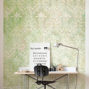 Élénk zöld klasszikus fali poszter (200x280 cm) HK164