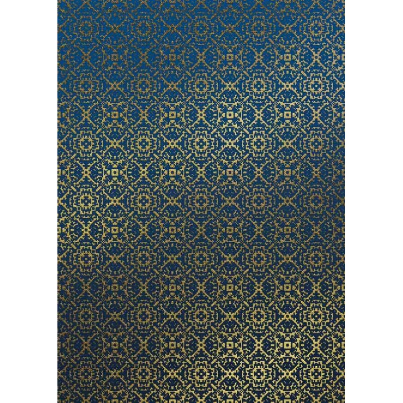 Kék és sárga fali poszter elegáns (200x280 cm) HK234