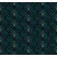 Art Deco fali poszter kékeszöld geometriai mintával (300x280 cm) HK116