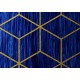 Art Deco fali poszter sötétkék geometriai mintával (400x280 cm) HK488