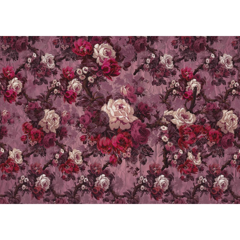 Bordó rózsák fali poszter (400x280 cm) HK628