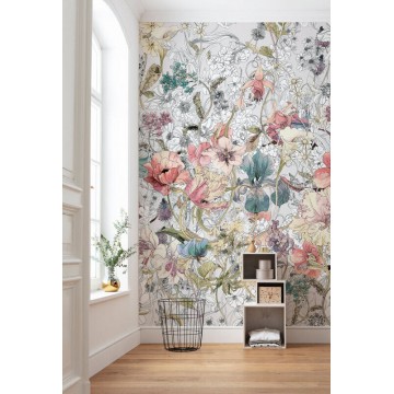 Bohém réti virágok fali poszter (200x250 cm) IF2-004