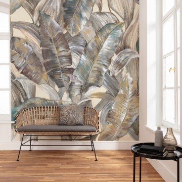 Barna levelek fali poszter (200x250 cm) IF2-007