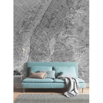 Beton mintázatú szürke fali poszter (400x250 cm) P744-VD4