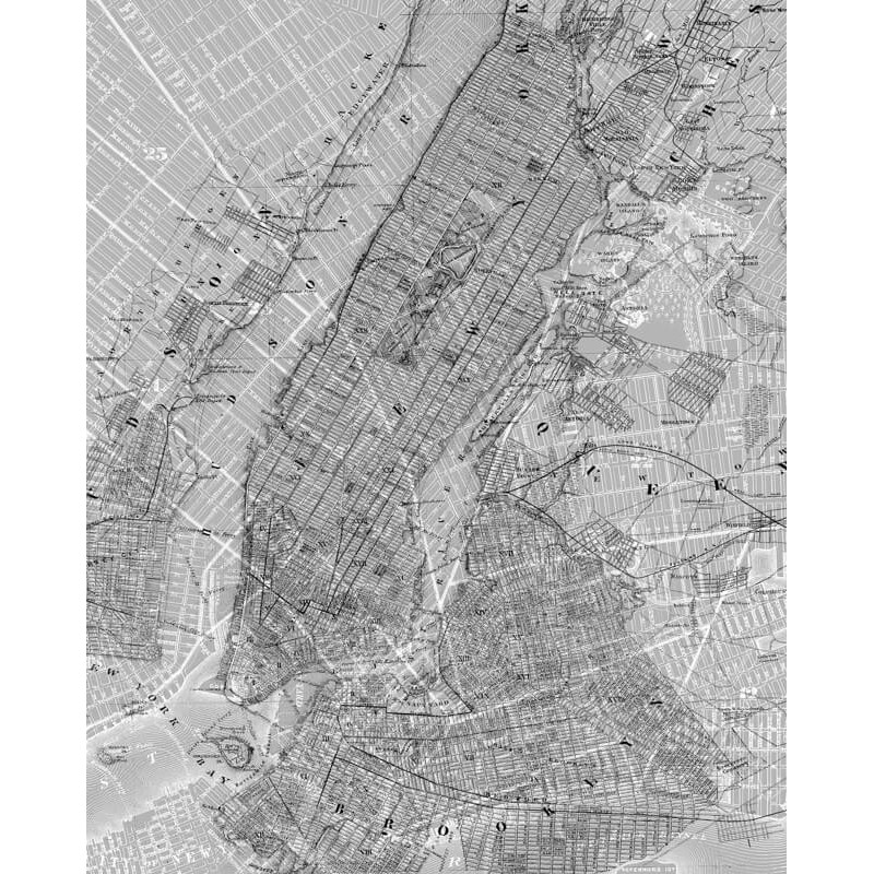 New York térkép fali poszter (200x250 cm) P033-VD2
