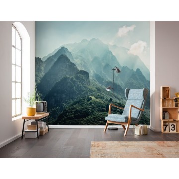 Hegycsúcs kékeszöld fali poszter (300x250 cm) PSH033-VD3