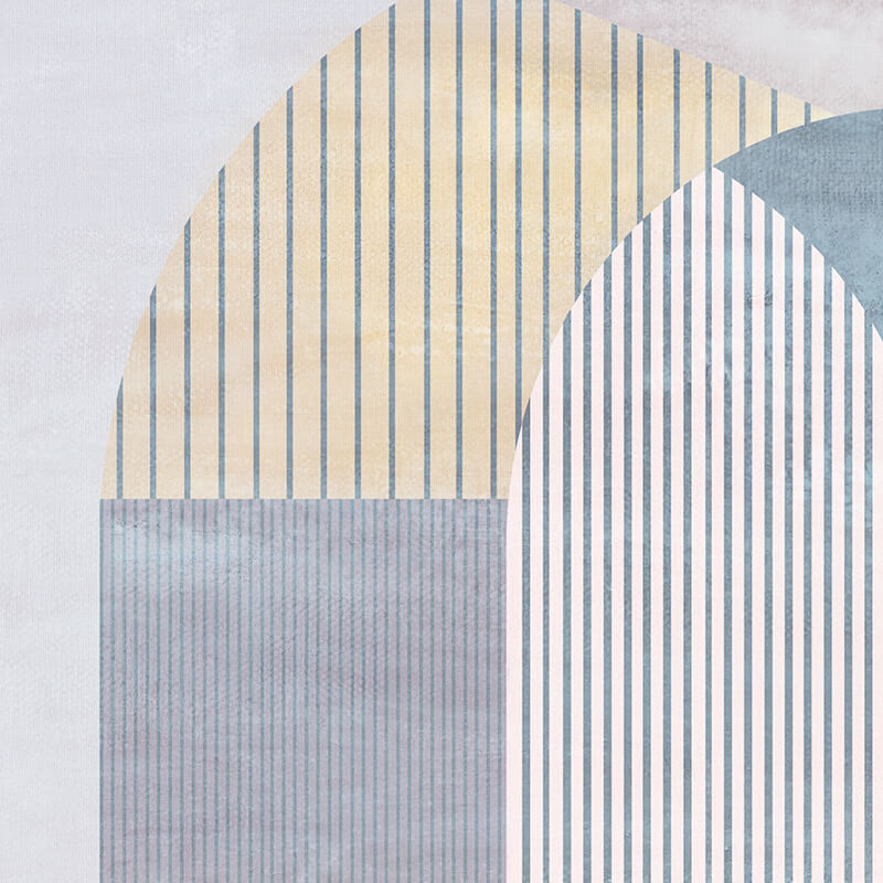 Boltív kék sárga szürke fali poszter (200X250cm) P269-VD2