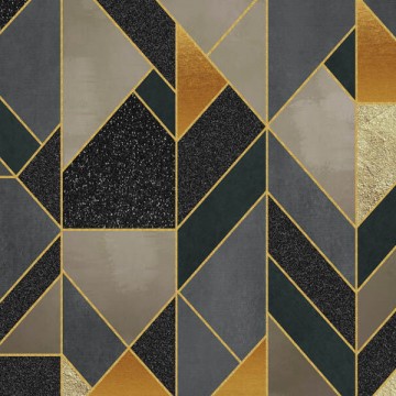 Barna szürke geometriai mintás posztertapéta DCV1034