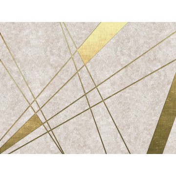 Bézs arany modern geometrikus poszter DCV1061