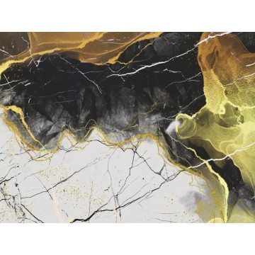 Fekete arany márványmintás poszter DCV1073