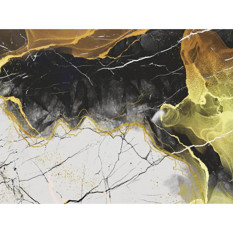Fekete arany márványmintás poszter DCV1073