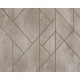 Fakóbarna beton hatású poszter geometrikus mintával DCV1094