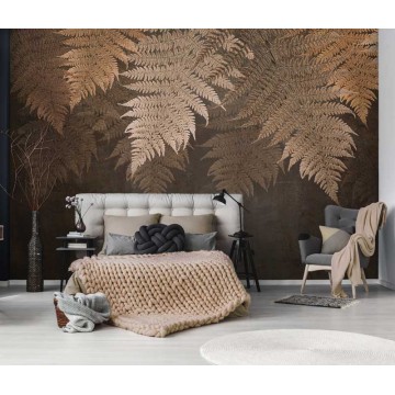 Barna levelek fali poszter DC1111