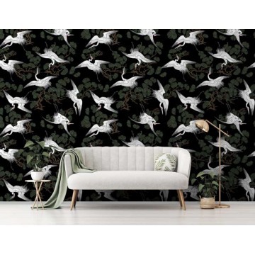 Keleties hangulatú fali poszter madarakkal DC1115