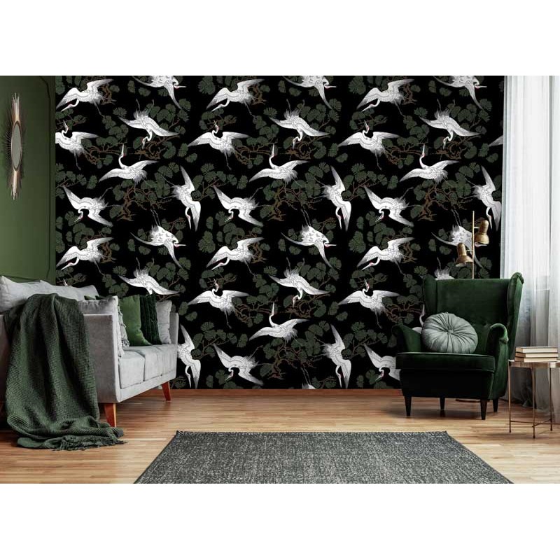 Keleties hangulatú fali poszter madarakkal DC1115