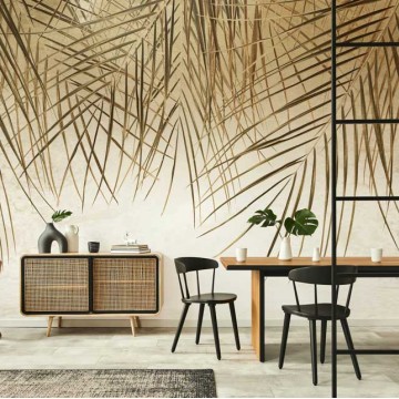 Barna levelek fali poszter DC1291