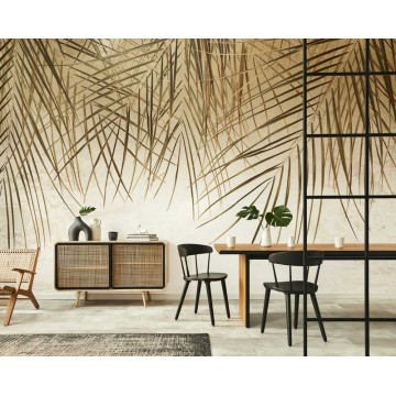 Barna levelek fali poszter DC1291