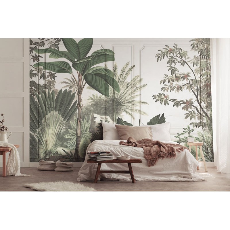 Barna zöld növények fali poszter DC1207