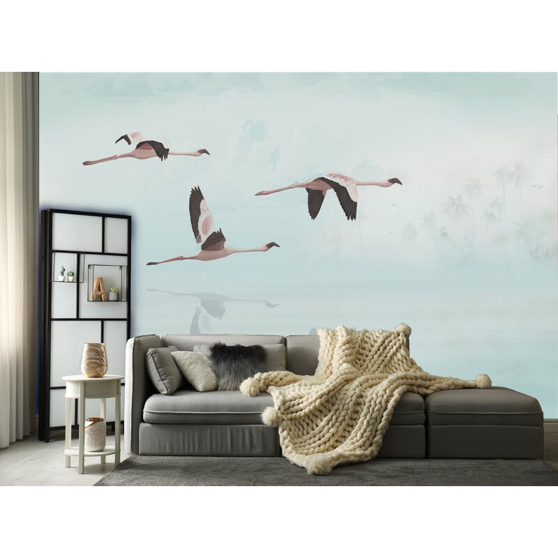 Daru madarak pasztell kék fali poszter DC1213