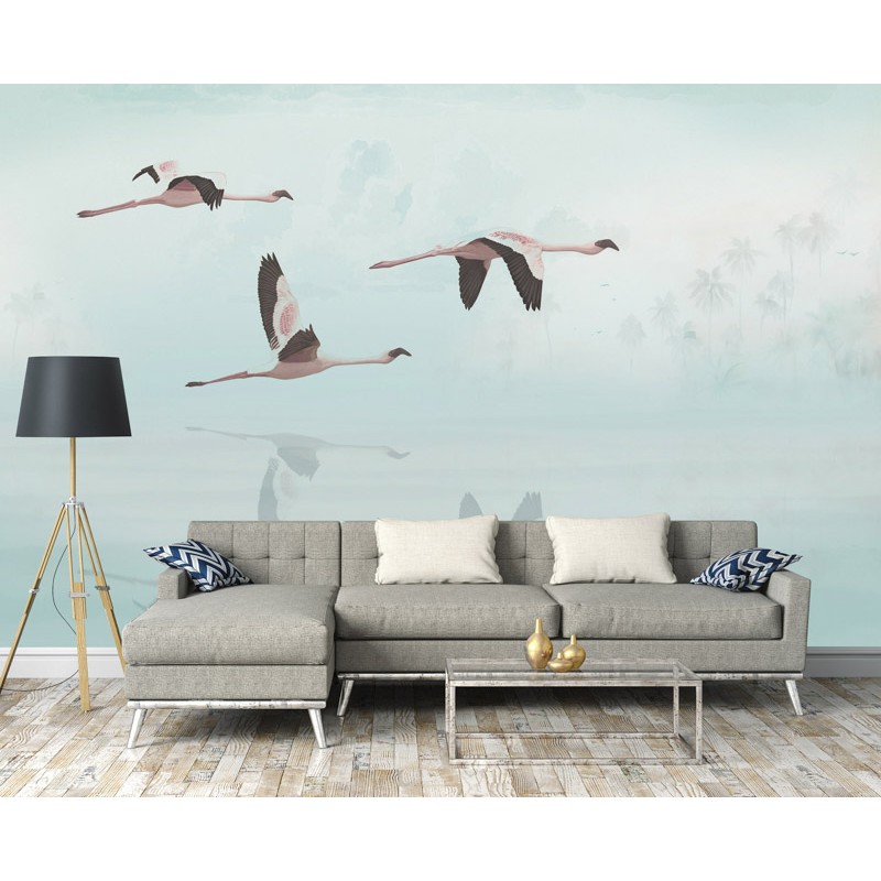 Daru madarak pasztell kék fali poszter DC1213