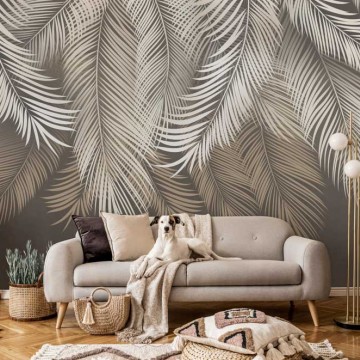 Barna levémlintás fali poszter DC1238