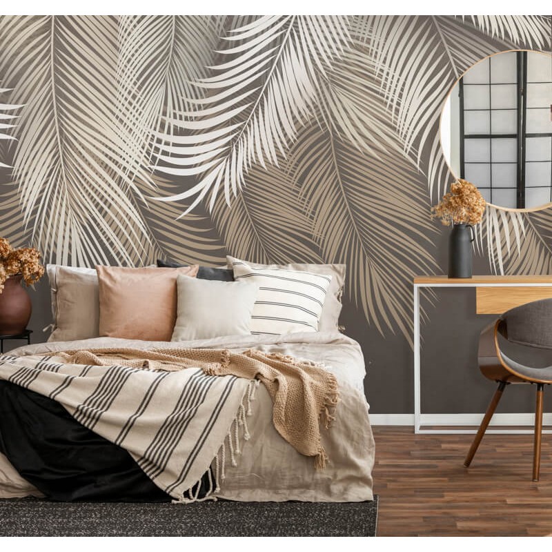 Barna levémlintás fali poszter DC1238