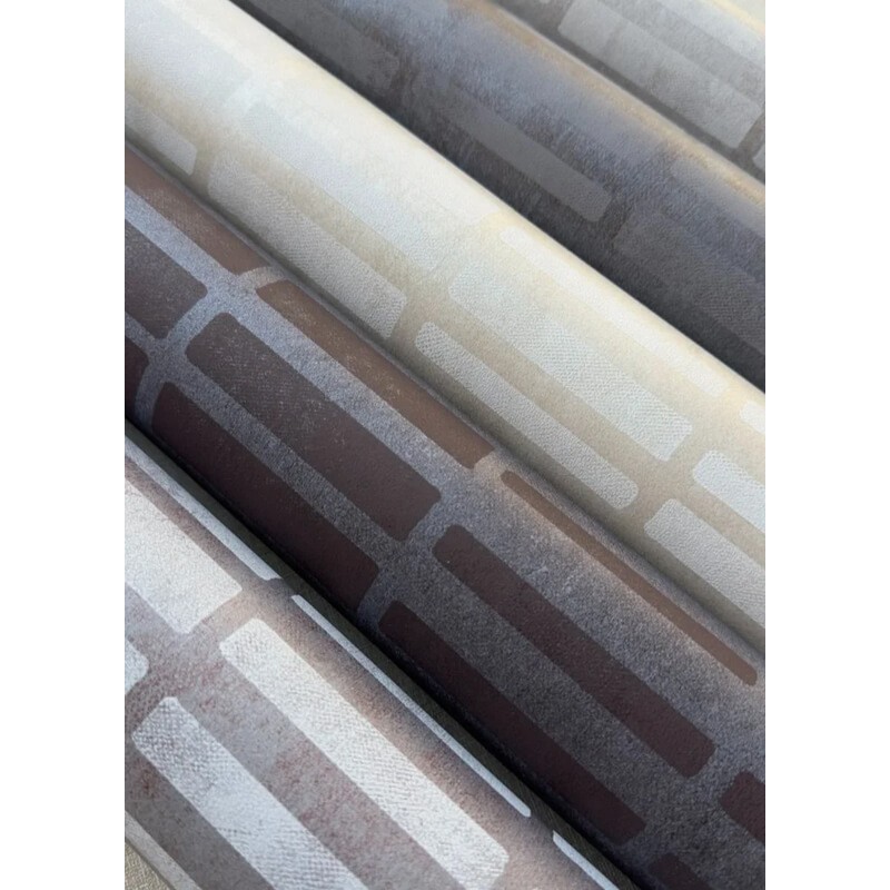 Barna bordó elegáns design tapéta szabálytalan vonalmintával GL76003 (Blossom)