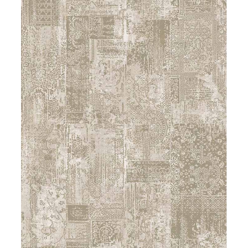 Világosbarna koptatott hatású keleties stílusú design tapéta GL76401 (Blossom)