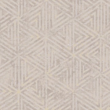 Elegáns háromszög mintás tapéta bézs ma95001 (Mosaic)
