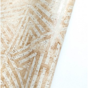 Elegáns háromszög mintás tapéta világosbarna ma95002 (Mosaic)