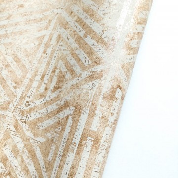 Elegáns háromszög mintás tapéta világosbarna ma95002 (Mosaic)