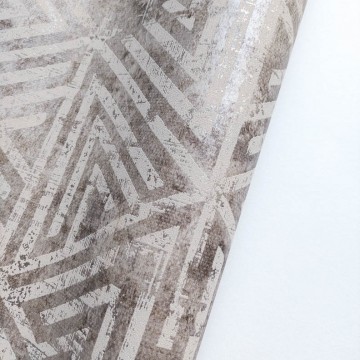 Elegáns háromszög mintás tapéta barna ma95004 (Mosaic)