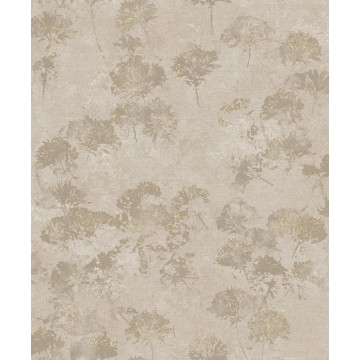 Elegáns koptatott hatású virágos tapéta világosbarna ma95701 (Mosaic)