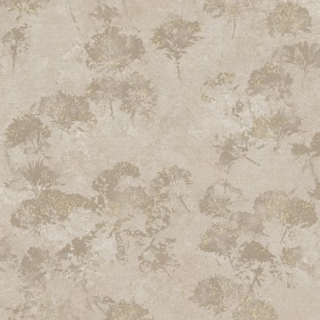 Elegáns koptatott hatású virágos tapéta világosbarna ma95701 (Mosaic)