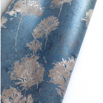 Elegáns koptatott hatású virágos tapéta kék ma95706 (Mosaic)