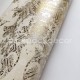 Világos drapp alapfelületű tapéta arany és ezüst díszítéssel SR28203 (Shiraz)