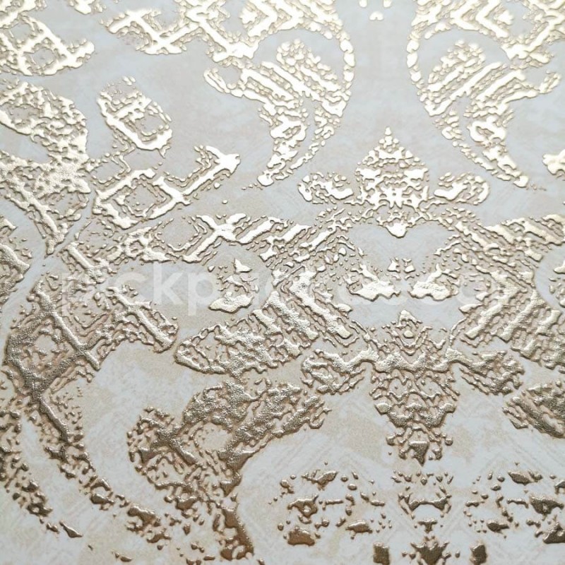 Klasszikus tapéta bézs alapon nagy arany mintával SR28202 (Shiraz)