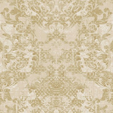 Klasszikus tapéta bézs alapon nagy arany mintával SR28202 (Shiraz)