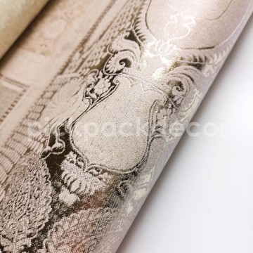 Púder arany tapéta keleties hangulatú mintával SR28002 (Shiraz)